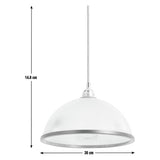 Argos Home Eumee clear glass lampshade 30cm - British product