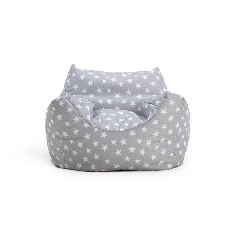 Habitat kids Funzee bean bag grey stars, UK version