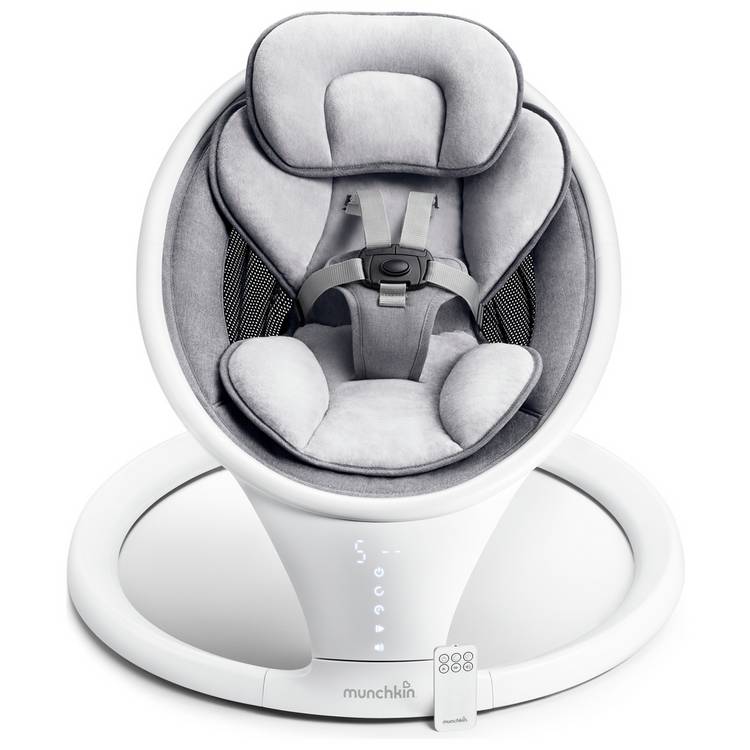 Munchkin Bluetooth baby swing for infants, UK version