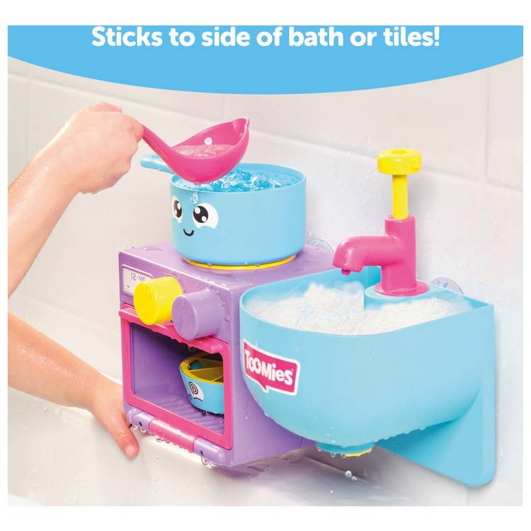 Toomies bubble and bake kitchen bath toy for toddlers (British brand)