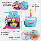 Toomies bubble and bake kitchen bath toy for toddlers (British brand)