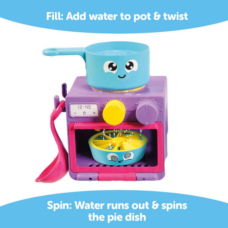 Toomies bubble and bake kitchen bath toy for toddlers (British brand)