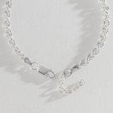 Revere sterling silver rope chain bracelet 21cm, imported from the UK