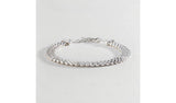 Revere sterling silver panther link flat bracelet 22cm - British product