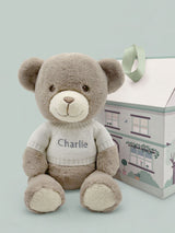 Next Babyblooms Personalised White Frankie Bear Soft Toy 38cm- Buy online at McGrocer