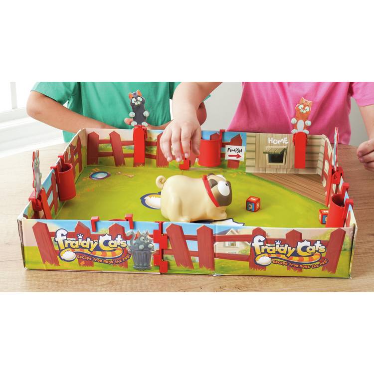 Fraidy Cats board game with motorised pug, imported from the UK