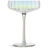 Habitat iridescent fluted gin glasses set of 4 - British product