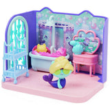 Gabby's Dollhouse bathroom playset with MerCat figure - British product