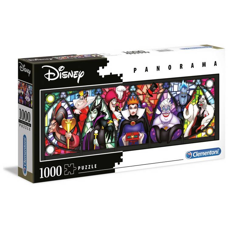 Clementoni Disney Villains 1000-piece jigsaw puzzle (British brand)