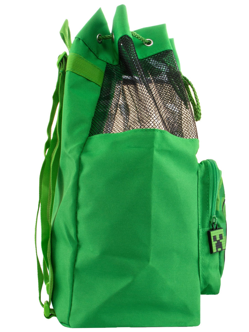 Minecraft green creeper swim bag (British brand)