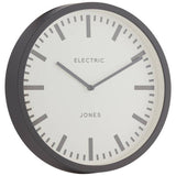 Jones wall clock grey, imported from the UK