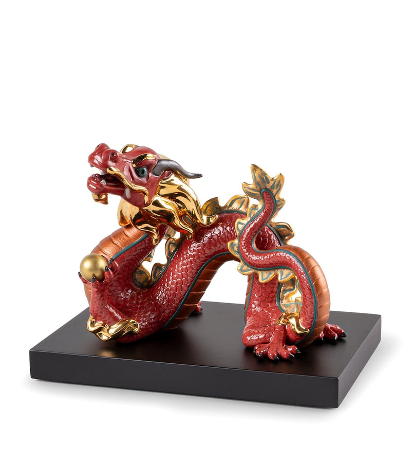 Lladró porcelain dragon sculpture limited edition, UK version