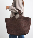 ANINE BING Lili raffia tote bag - British product