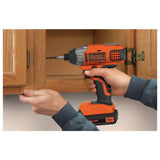 Black+Decker 18V cordless drill and impact driver twin pack, UK version