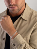 Sterling silver curb bracelet 20cm (British brand)