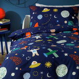 Habitat glow in the dark space bedding set toddler (British brand)