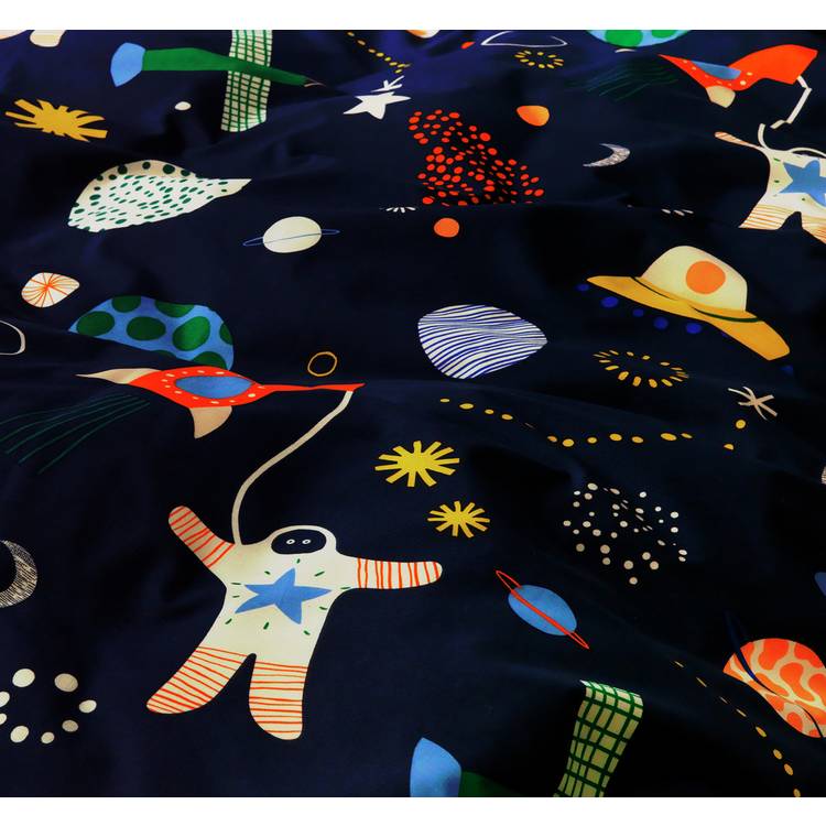 Habitat glow in the dark space bedding set toddler (British brand)