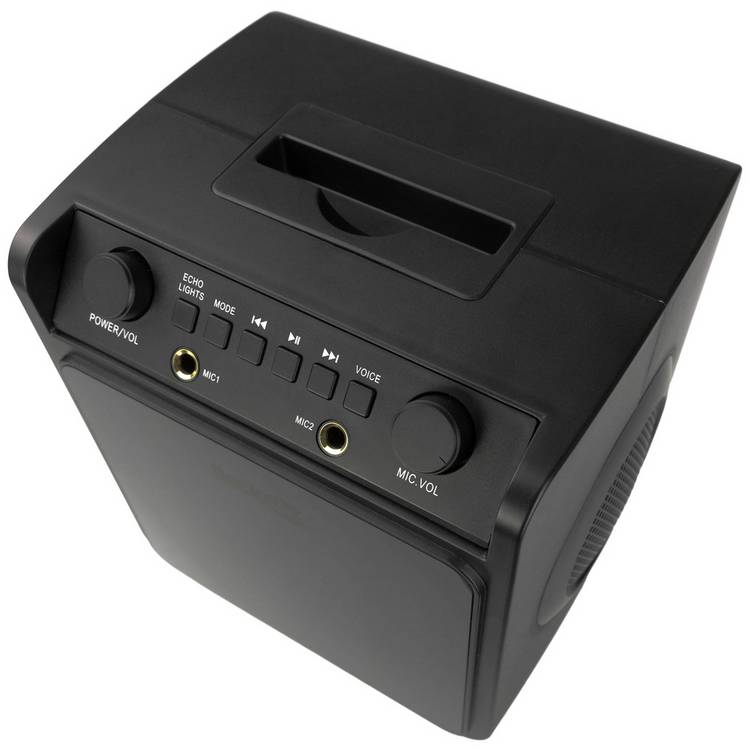 RockJam SingCube 10W Bluetooth karaoke machine with two mics - British product