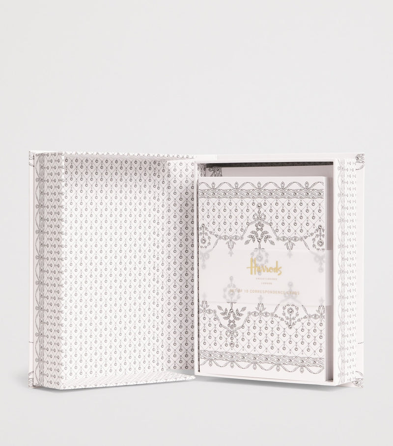 Harrods printed correspondence stationery set of 10 - British product