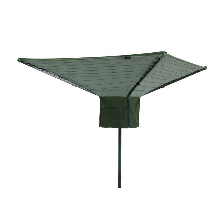 Argos Home 45m 4-arm rotary airer with shower cover, UK version