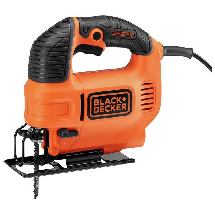 Black+Decker corded jigsaw 500W variable speed UK version