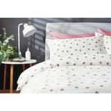 Argos Home pink spot bedding set single, UK version
