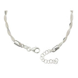 Revere sterling silver twisted chain bracelet 20cm, UK version