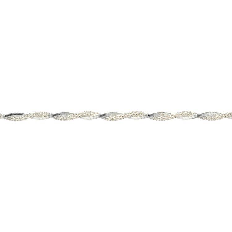 Revere sterling silver twisted chain bracelet 20cm, UK version
