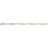 Revere sterling silver twisted chain bracelet 20cm, UK version