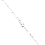 Revere sterling silver infinity heart pendant necklace 45cm - British product