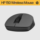 HP 150 black wireless mouse, imported from the UK