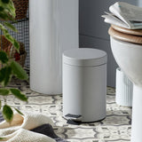 Habitat step bin matt grey 3L, imported from the UK