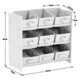 Argos Home 3 tier grey basket storage unit (British brand)