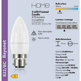 Argos Home LED candle bulb 2 pack, UK version