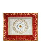 Harrods Bernardaud Noël Valet Porcelain Serving Tray 20cm x 16cm- Buy online at McGrocer