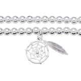 Revere dreamcatcher stretchy beaded bracelet (British brand)