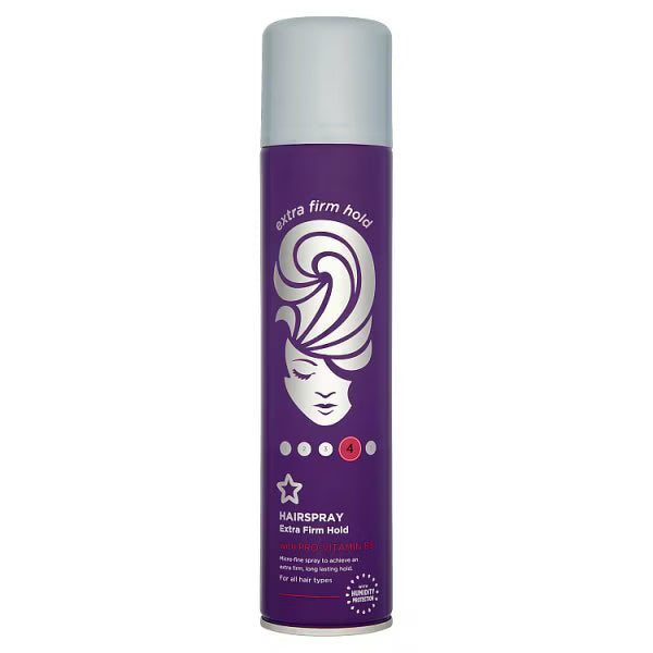 Superdrug Hairspray Extra Firm Hold 300ml (British brand)
