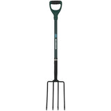 McGregor carbon steel digging fork with fibreglass shaft (British brand)