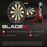 Winmau Blade 6 professional dartboard - British product