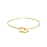Argos Revere 9ct Yellow Gold Floating Heart Bracelet, 7.5 Inch- Buy online at McGrocer