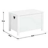 Argos Home Mia white wooden toy chest, UK version
