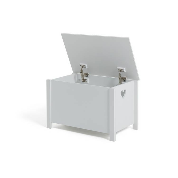 Argos Home Mia white wooden toy chest, UK version