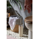 Habitat cream silver toilet brush 38cm, imported from the UK