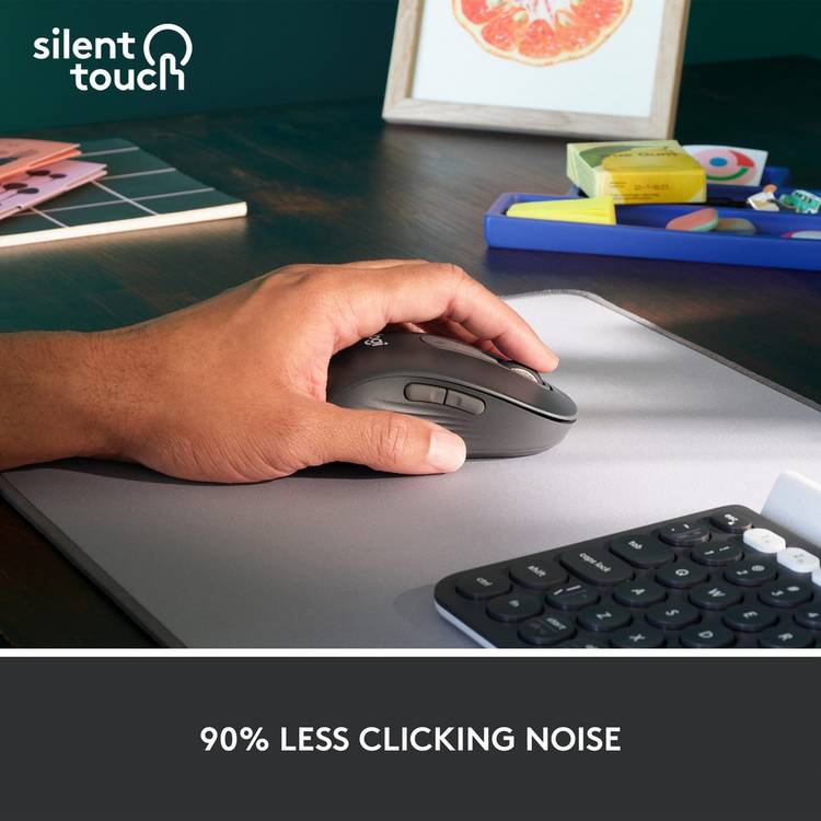 Logitech M650 left handed wireless mouse, UK version