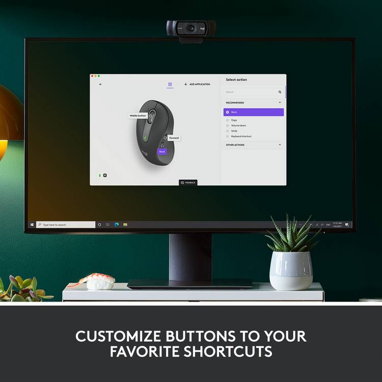 Logitech M650 left handed wireless mouse, UK version