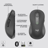 Logitech M650 left handed wireless mouse, UK version