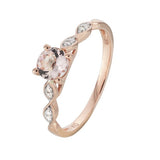 Revere 0.05ct rose gold engagement ring - British product