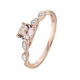 Revere 0.05ct rose gold engagement ring - British product