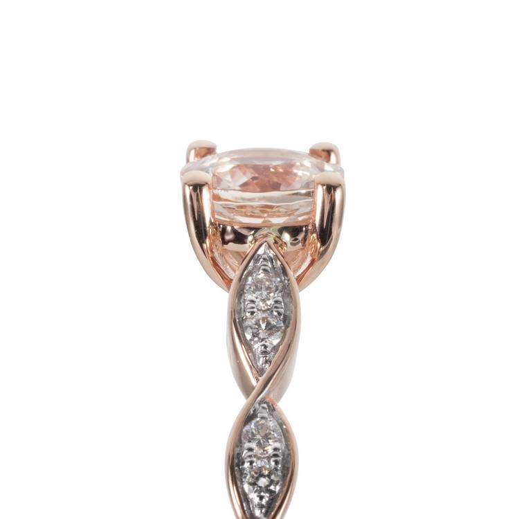 Revere 0.05ct rose gold engagement ring - British product