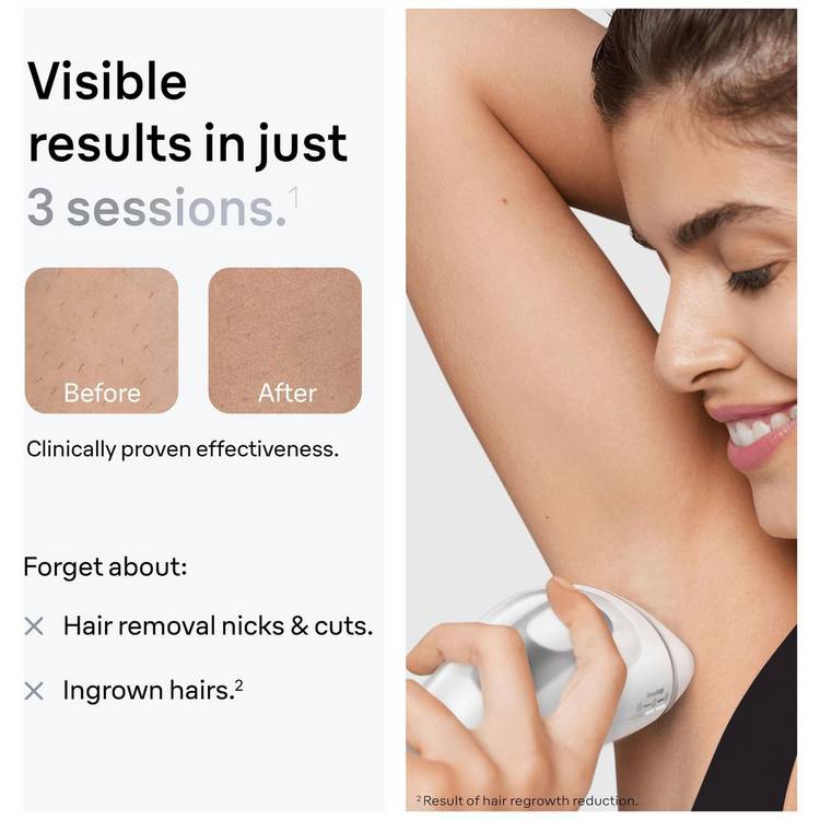 Braun Silk Expert Pro 3 IPL hair removal device, imported from the UK